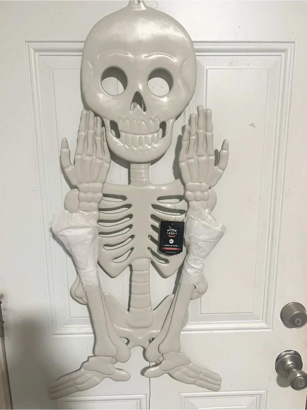 59” 3D Skull Skeleton traditional Bone Decorative Prop for Halloween